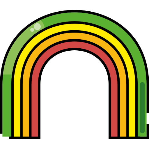 arcobaleno Generic color lineal-color icona