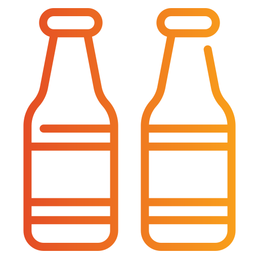 bottiglia di birra Generic gradient outline icona
