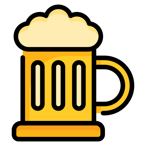 맥주 잔 Generic color lineal-color icon