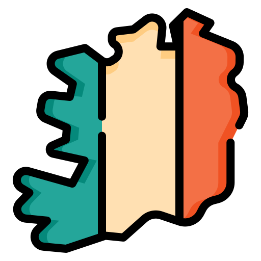 irlanda Generic color lineal-color icona