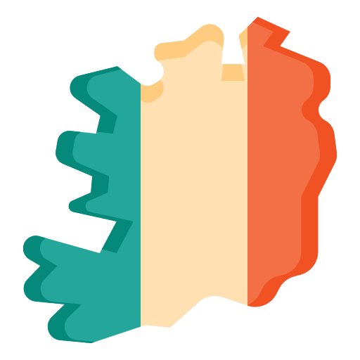 irlandia Generic color fill ikona
