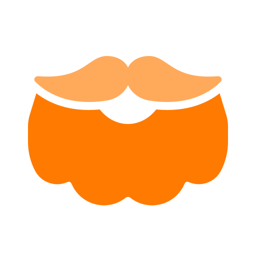 Beard Generic color fill icon