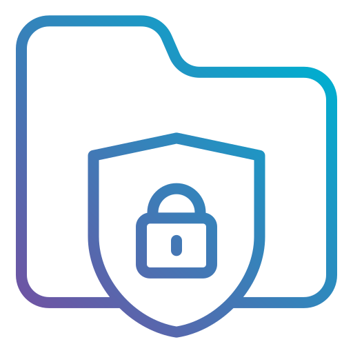 sicurezza Generic gradient outline icona