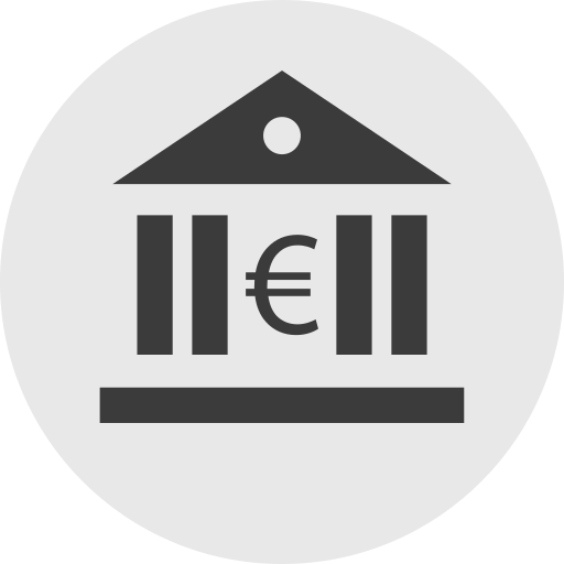 Символ доллара в черном овале Generic Others иконка