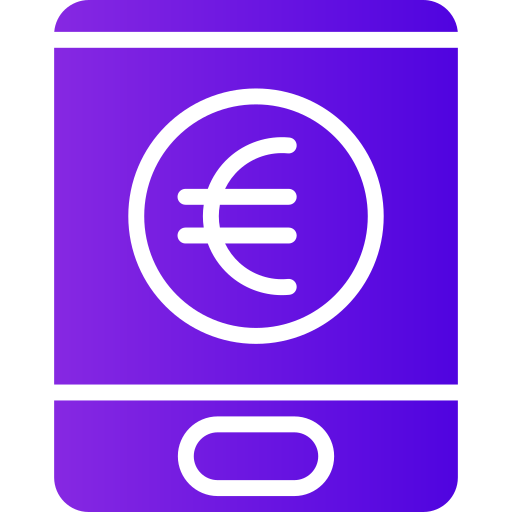 Мобильный банкинг Generic gradient fill иконка