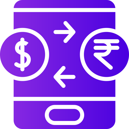 Обмен валюты Generic gradient fill иконка