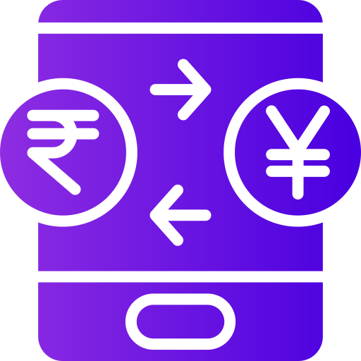 Currency Exchange Generic gradient fill icon