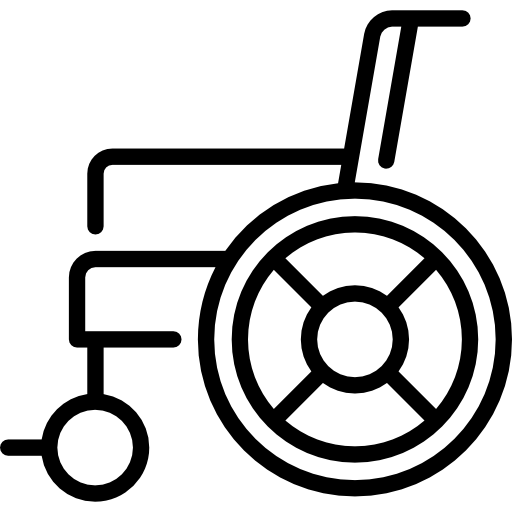 cadeira de rodas Special Lineal Ícone