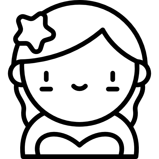 meerjungfrau Kawaii Lineal icon