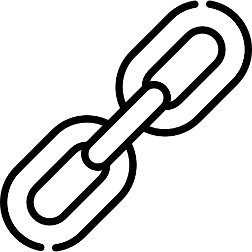 catena Kawaii Lineal icona