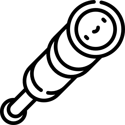 Подзорная труба Kawaii Lineal иконка