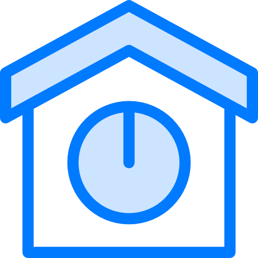 Smart home Vitaliy Gorbachev Blue icon