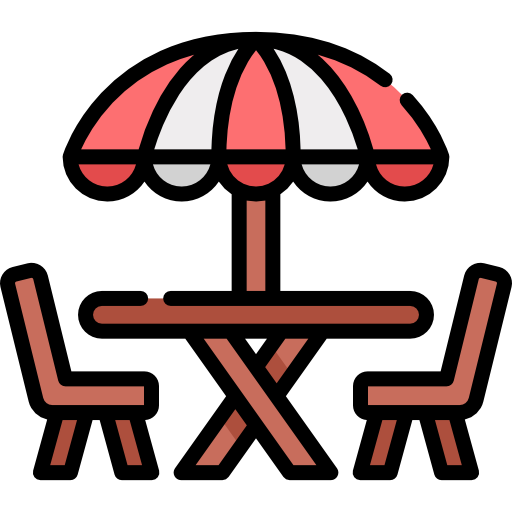 Table Kawaii Lineal color icon