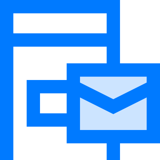e-mail Vitaliy Gorbachev Blue icona