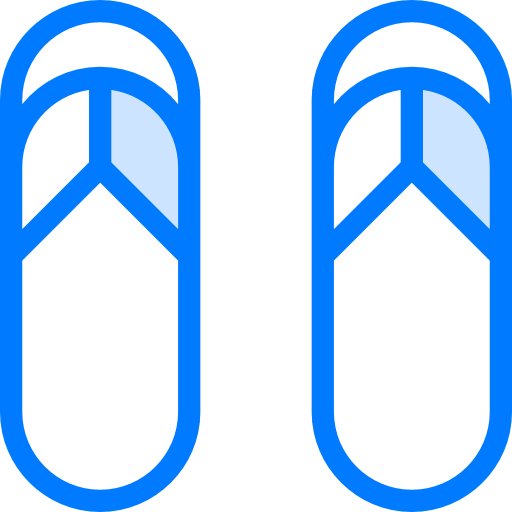 Flip flops Vitaliy Gorbachev Blue icon