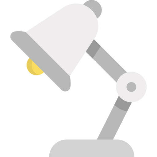 Desk lamp Kawaii Flat icon