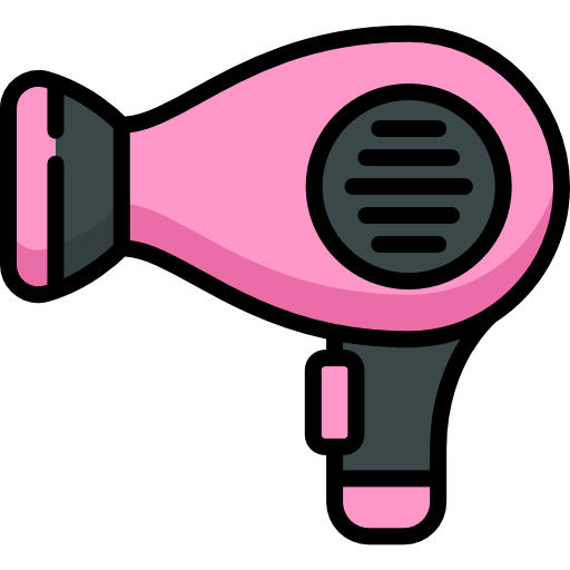 Hair dryer Kawaii Lineal color icon