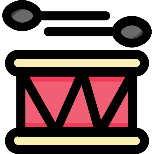 trommel Generic color lineal-color icon