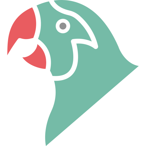 papuga Generic color fill ikona
