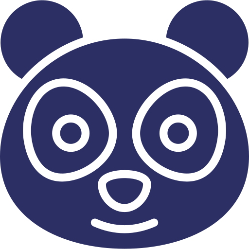 panda Generic color fill ikona