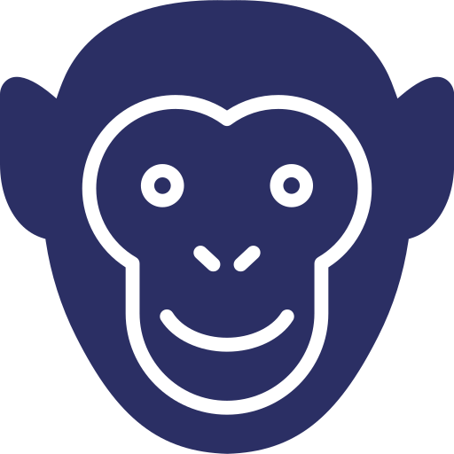 scimmia Generic color fill icona