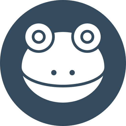 蛙 Generic color fill icon