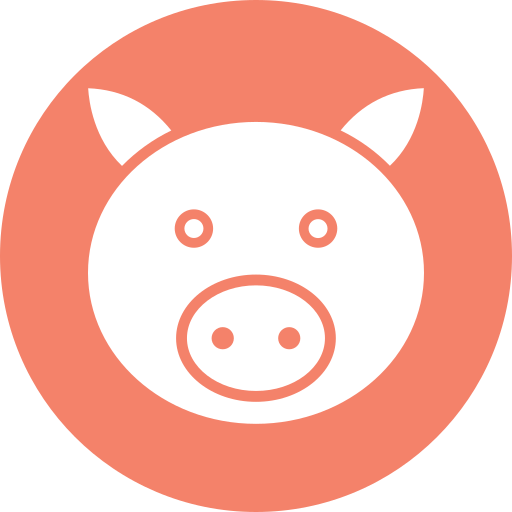豚 Generic color fill icon