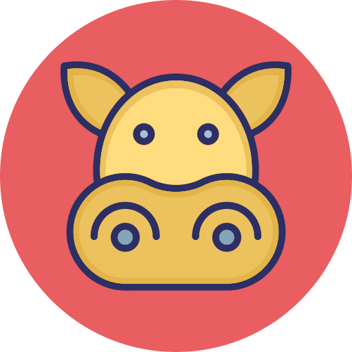 Hippo Generic color lineal-color icon