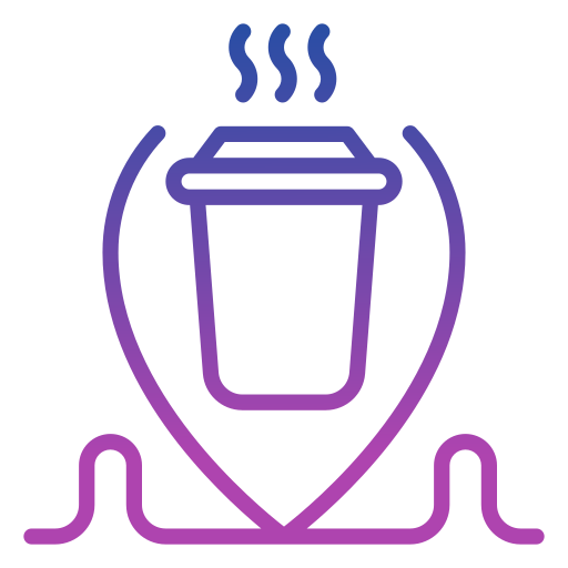 コーヒーショップ Generic gradient outline icon
