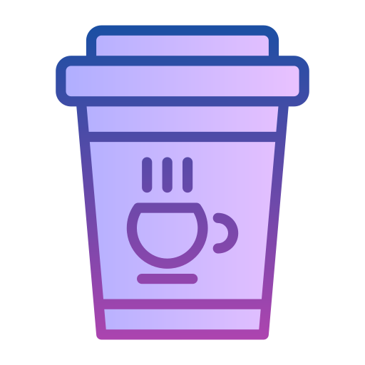 tazza di caffè Generic gradient lineal-color icona