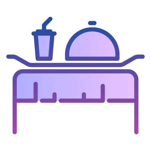 Food tray Generic gradient lineal-color icon