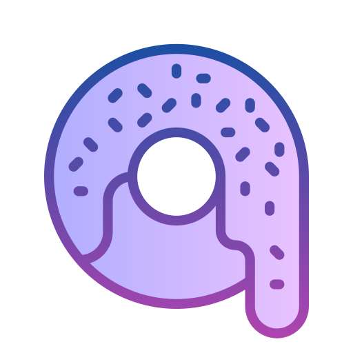 Donut Generic gradient lineal-color icon