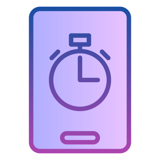 hora Generic gradient lineal-color icono