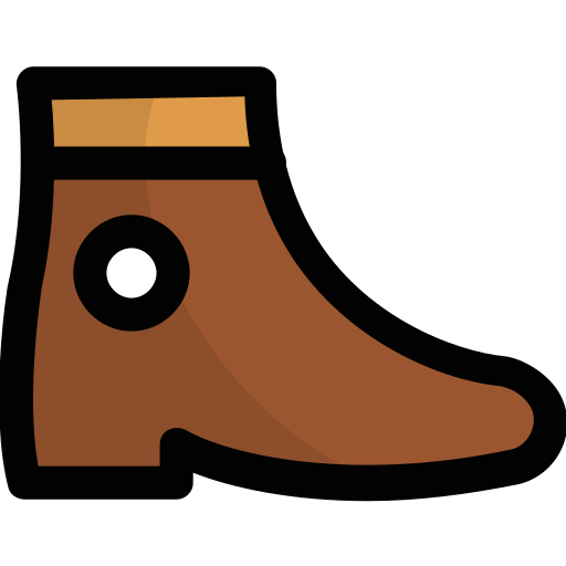 scarpe Generic color lineal-color icona