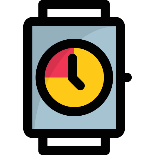 orologio intelligente Generic color lineal-color icona