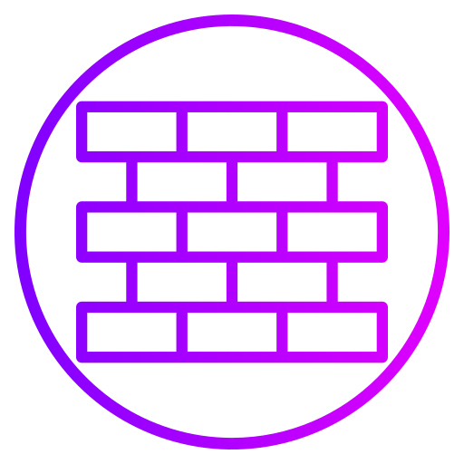 Brickwork Generic gradient outline icon