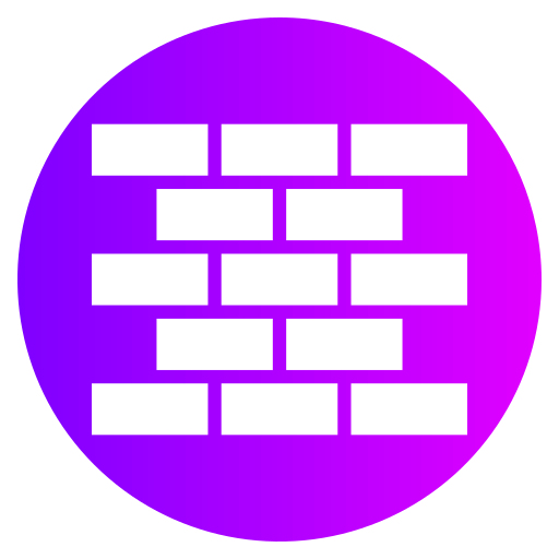 Brickwork Generic gradient fill icon