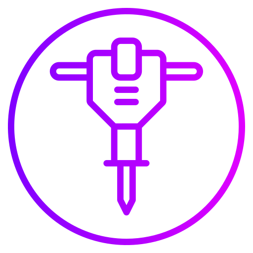 Jackhammer Generic gradient outline icon