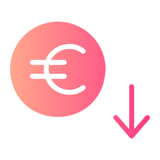 euro Generic gradient fill icono