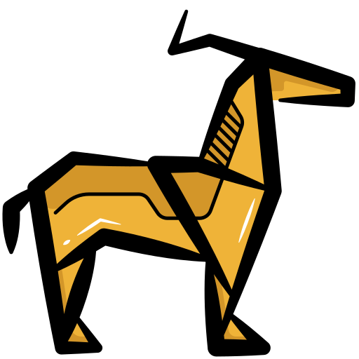 Северный олень Generic color hand-drawn иконка