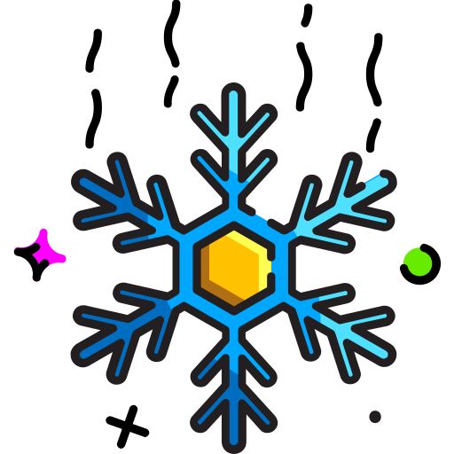 copo de nieve Generic color lineal-color icono