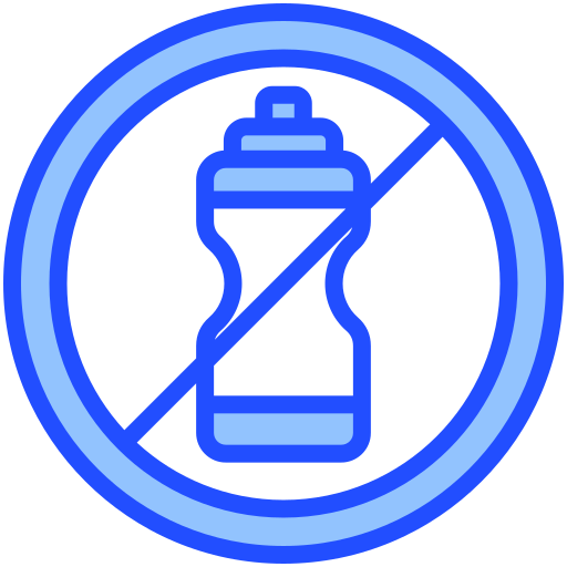 Plastic ban Generic color lineal-color icon