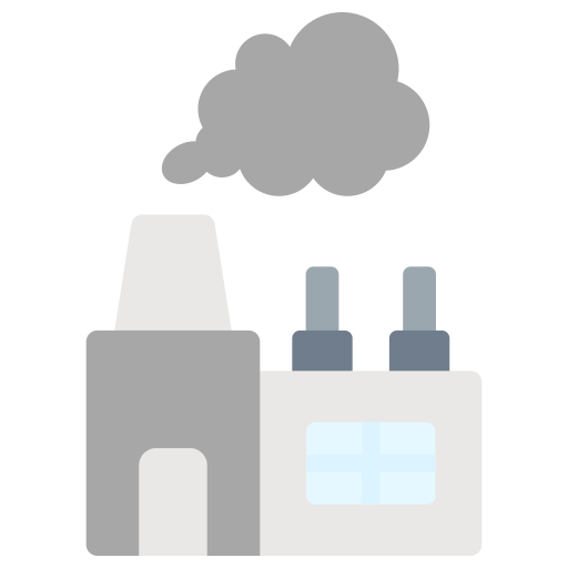 centrale nucleare Generic color fill icona