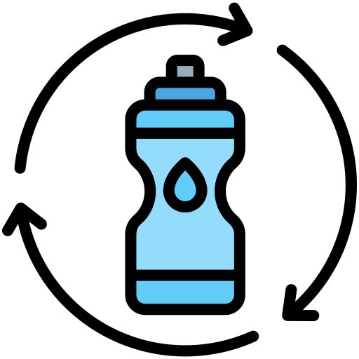 Recycle Bottle Generic color lineal-color icon