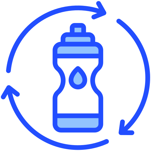 Recycle Bottle Generic color lineal-color icon