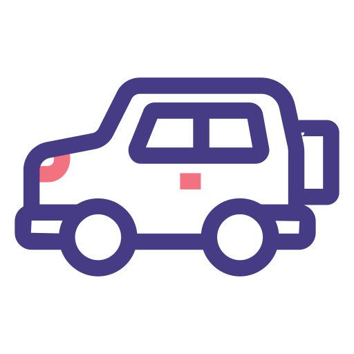 Car Generic color outline icon