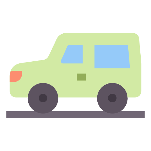 SUV Generic color fill icon