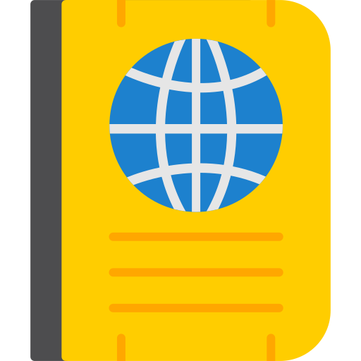 여권 Generic color fill icon