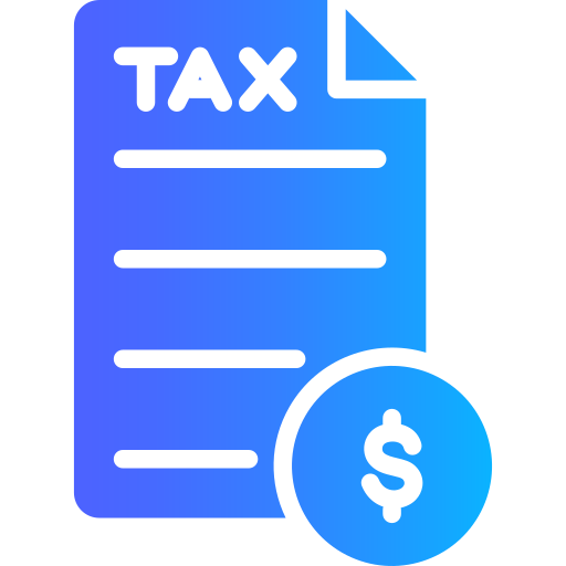 impôt Generic gradient fill Icône