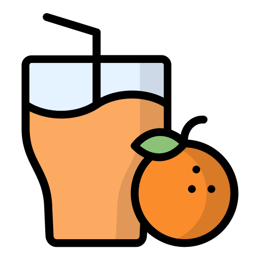 Апельсиновый сок Generic color lineal-color иконка